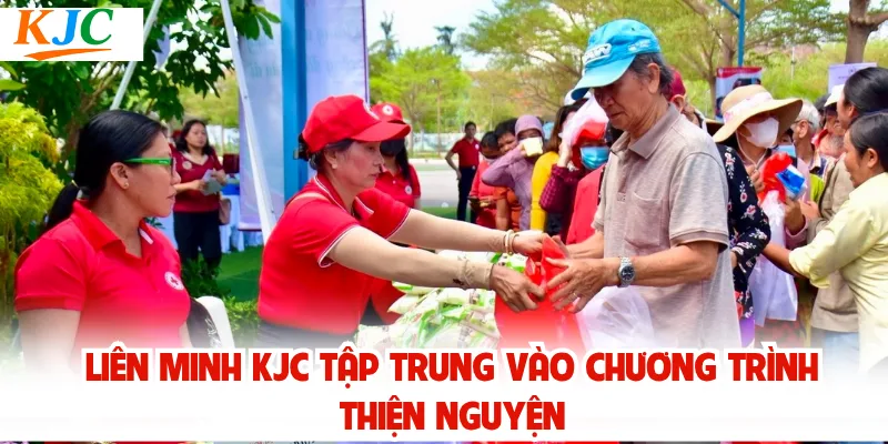 Liên minh KJC tập trung vào chương trình thiện nguyện