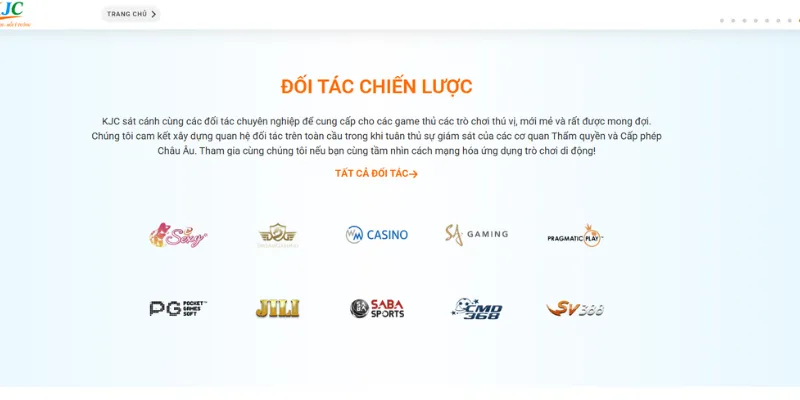 Đa dạng các sản phẩm giải trí tại KJC